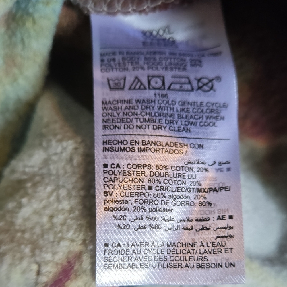 Old Navy Multicolor Tie-Dye Hoodie - Picture 4 of 4